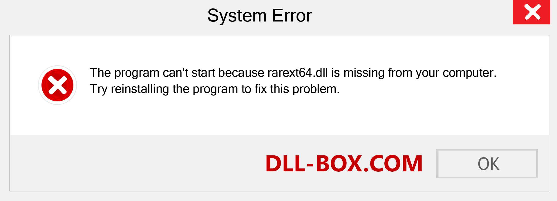  rarext64.dll file is missing?. Download for Windows 7, 8, 10 - Fix  rarext64 dll Missing Error on Windows, photos, images